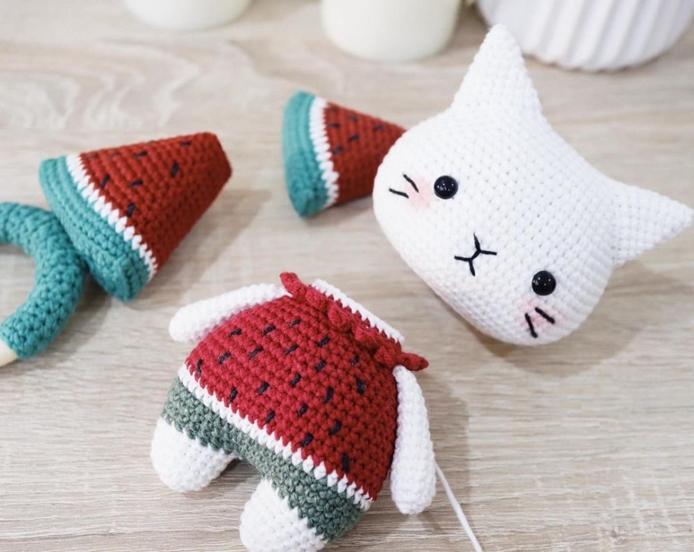 Handmade Kids Crochet Safe for Baby Cute Lovely animal Amigurumi  Baby Crochet Toys - copy