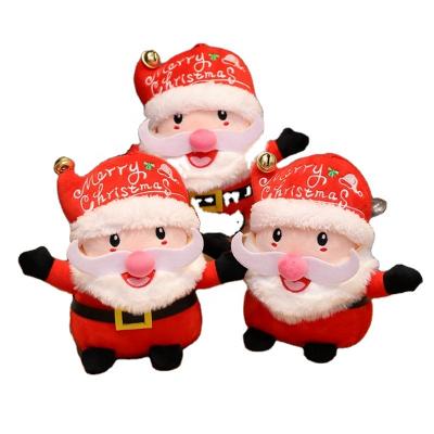 China factory custom Christmas series plush toys 18cm Santa Claus doll kids toys